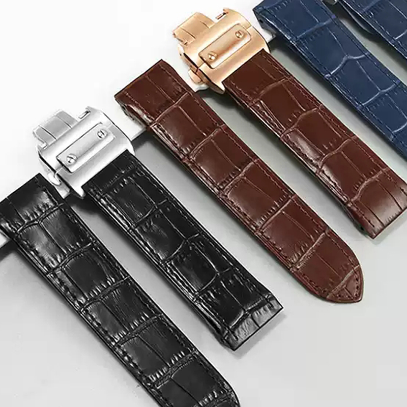Cartier Watch Santos - Hochwertiges Uhrenarmband aus echtem Leder für
