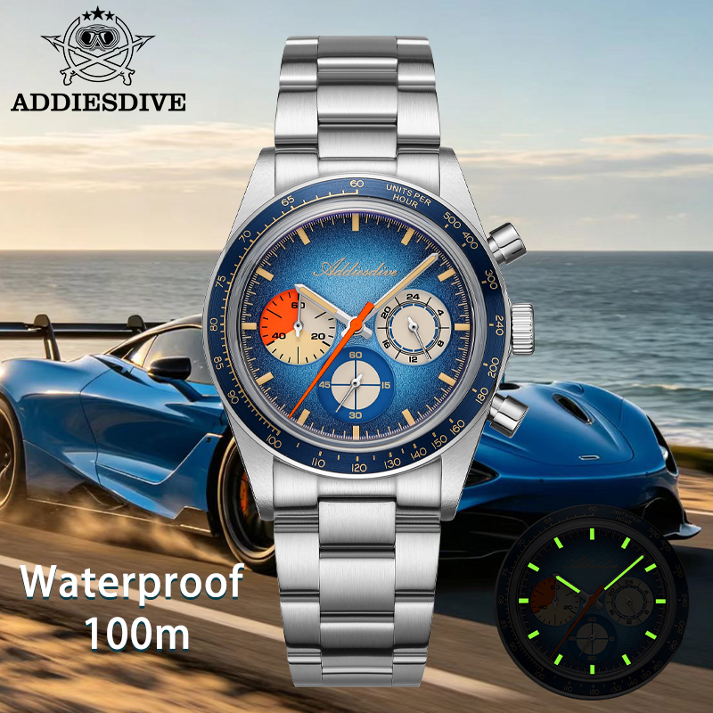 Rolex Watch Submariner - ADDIESDIVE Top-Marke AD2551 Chronograph-Uhr C3 Super