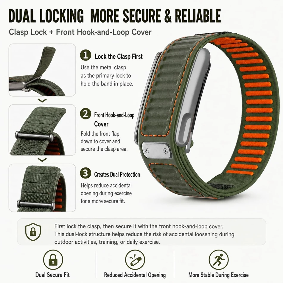 Nylon-Silikon-Schlaufenarmband – Sport Loop Velcro Bewertung und Preis