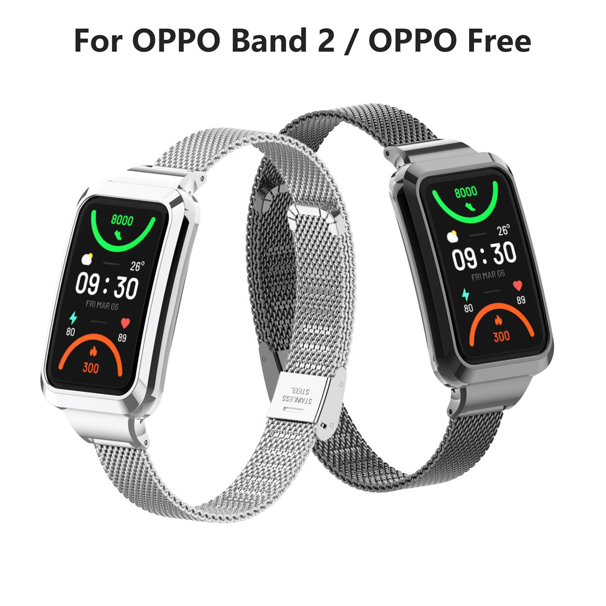 Geeignet für Oppo Band 2, Edel – Mesh Strap Metal Bewertung und Preis