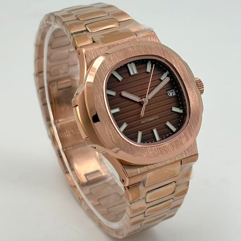 2026 Neues Modell Herren Roség – Patek Philippe Watch Nautilus Bewertung und Preis