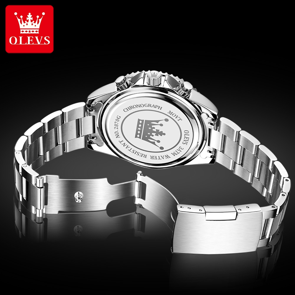 OLEVS 2870 Herrenuhren Mondpha – Rolex Watch Submariner Bewertung und Preis
