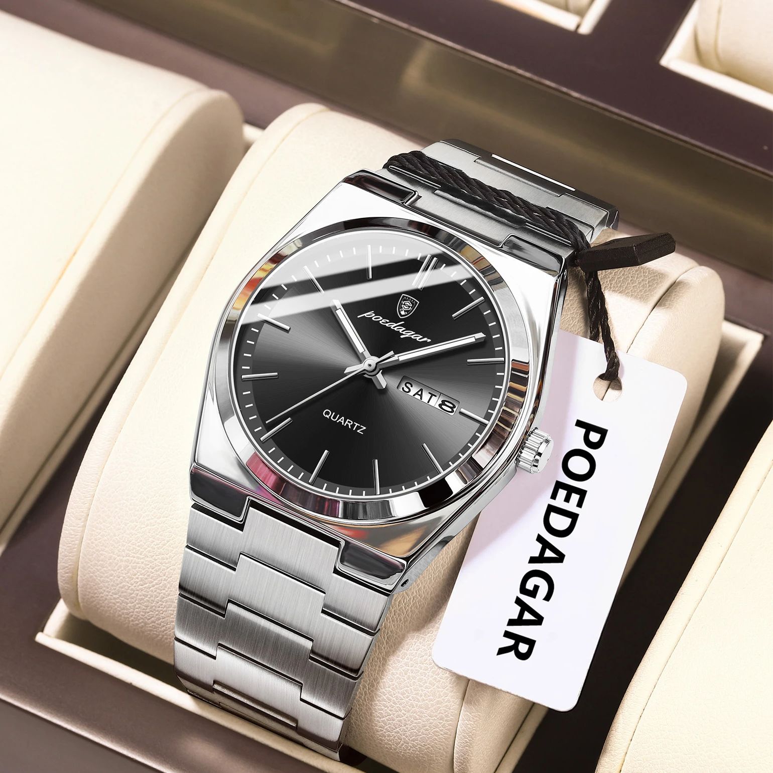 POEDAGAR Luxus Herren Quarz Ar – Patek Philippe Watch Nautilus Bewertung und Preis