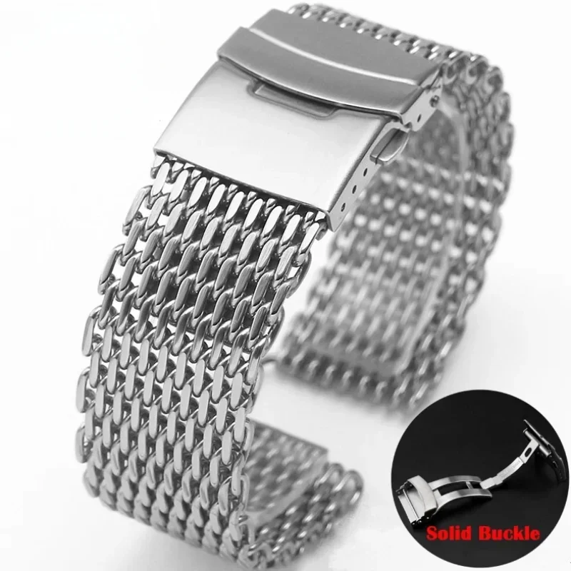 18//24mm Mesh massives Edelsta – Mesh Strap Metal Bewertung und Preis