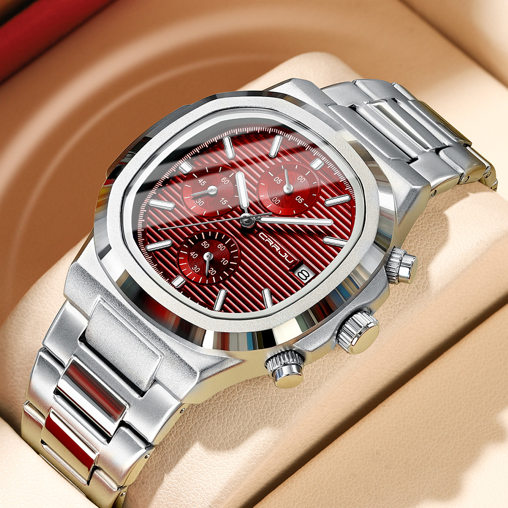 CRRJU Luxus Mann Uhr Business  – Patek Philippe Watch Nautilus Bewertung und Preis