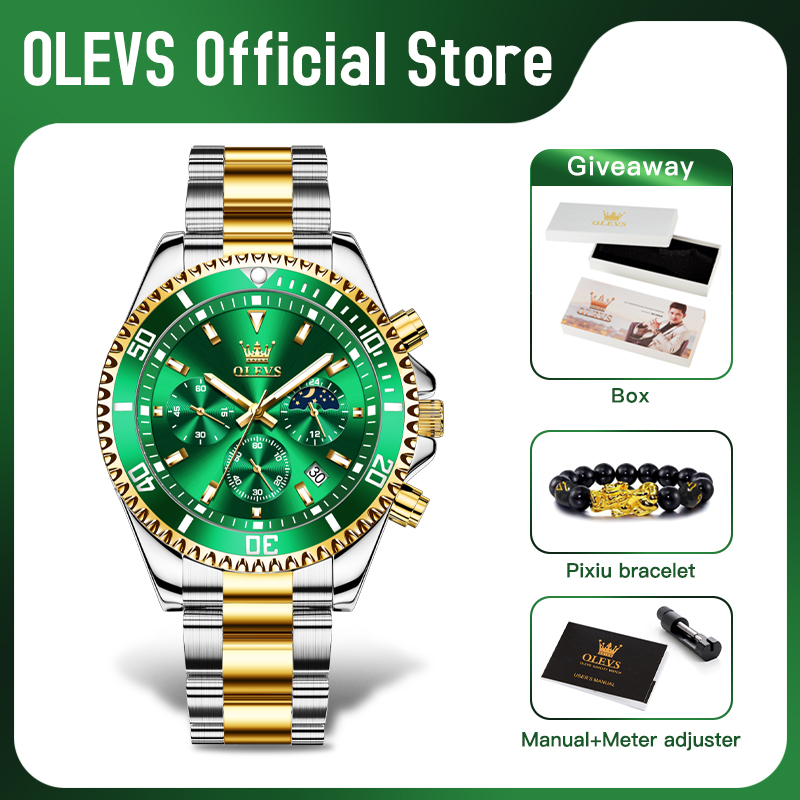 OLEVS 2870 Herrenuhr Top-Marke – Rolex Watch Submariner Bewertung und Preis