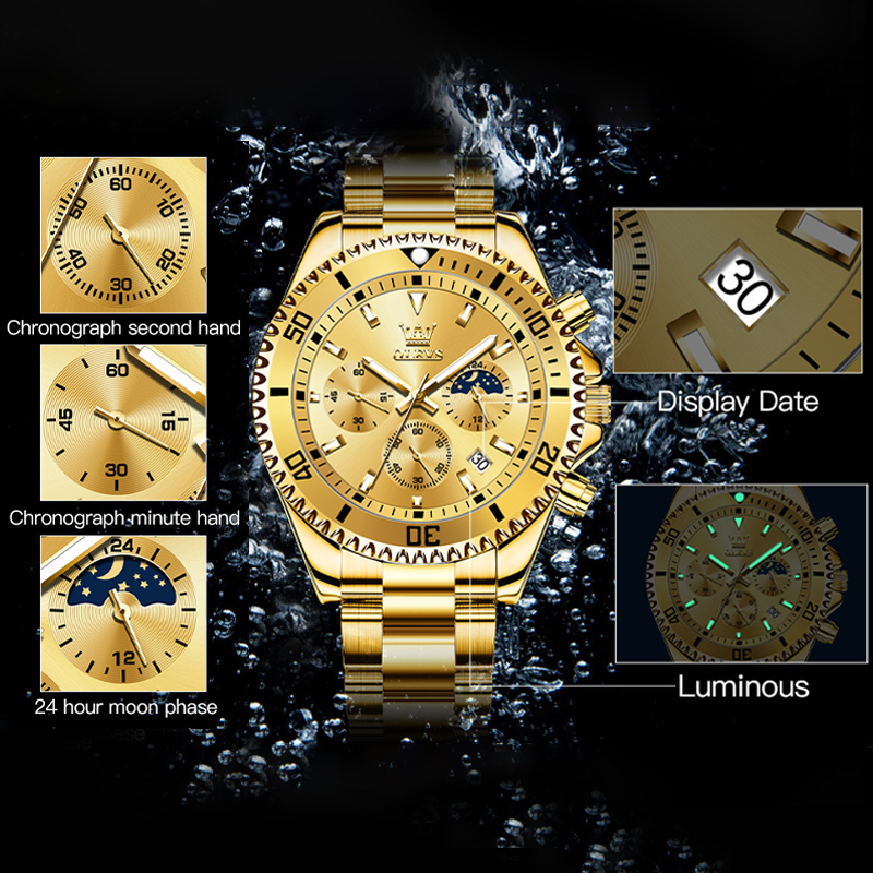 OLEVS 2870 Herrenuhr Top-Marke – Rolex Watch Submariner Bewertung und Preis