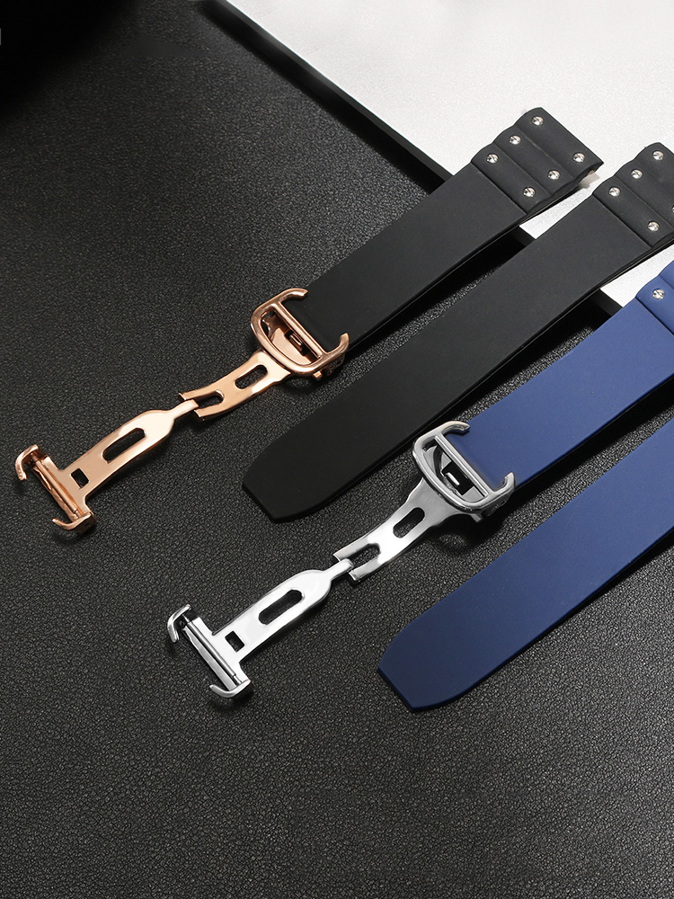 Hochwertiges Gummiarmband für  – Cartier Watch Santos Bewertung und Preis